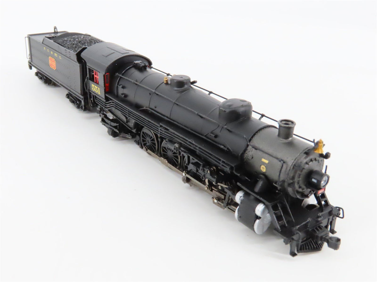 N Bachmann 53453 NC&amp;StL &quot;Dixie Line&quot; 4-8-2 Light Mountain Steam w/ DCC &amp; Sound