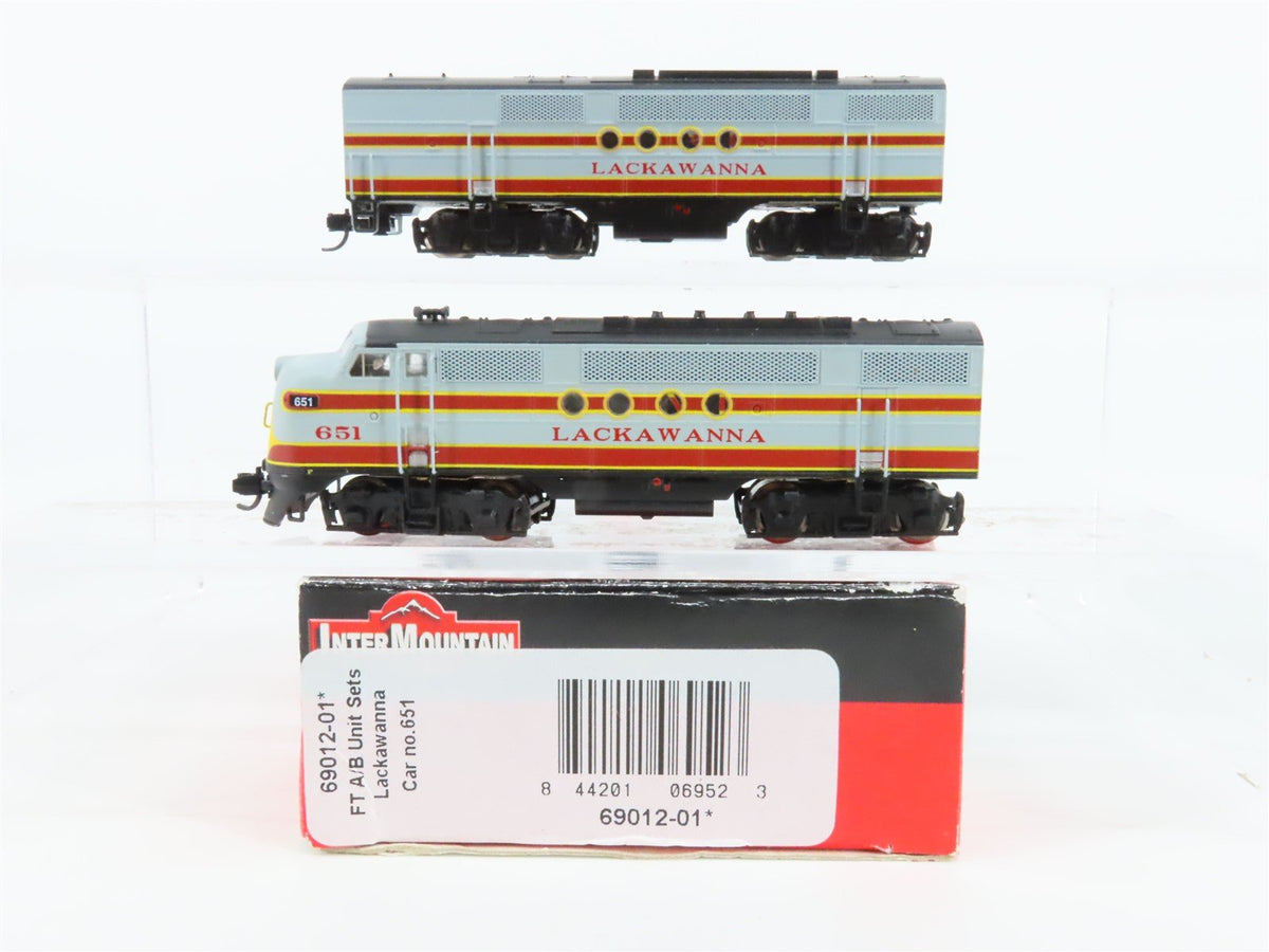 N Scale Intermountain 69012-01 DL&amp;W Lackawanna EMD FTA/B Diesel Set w/ DCC