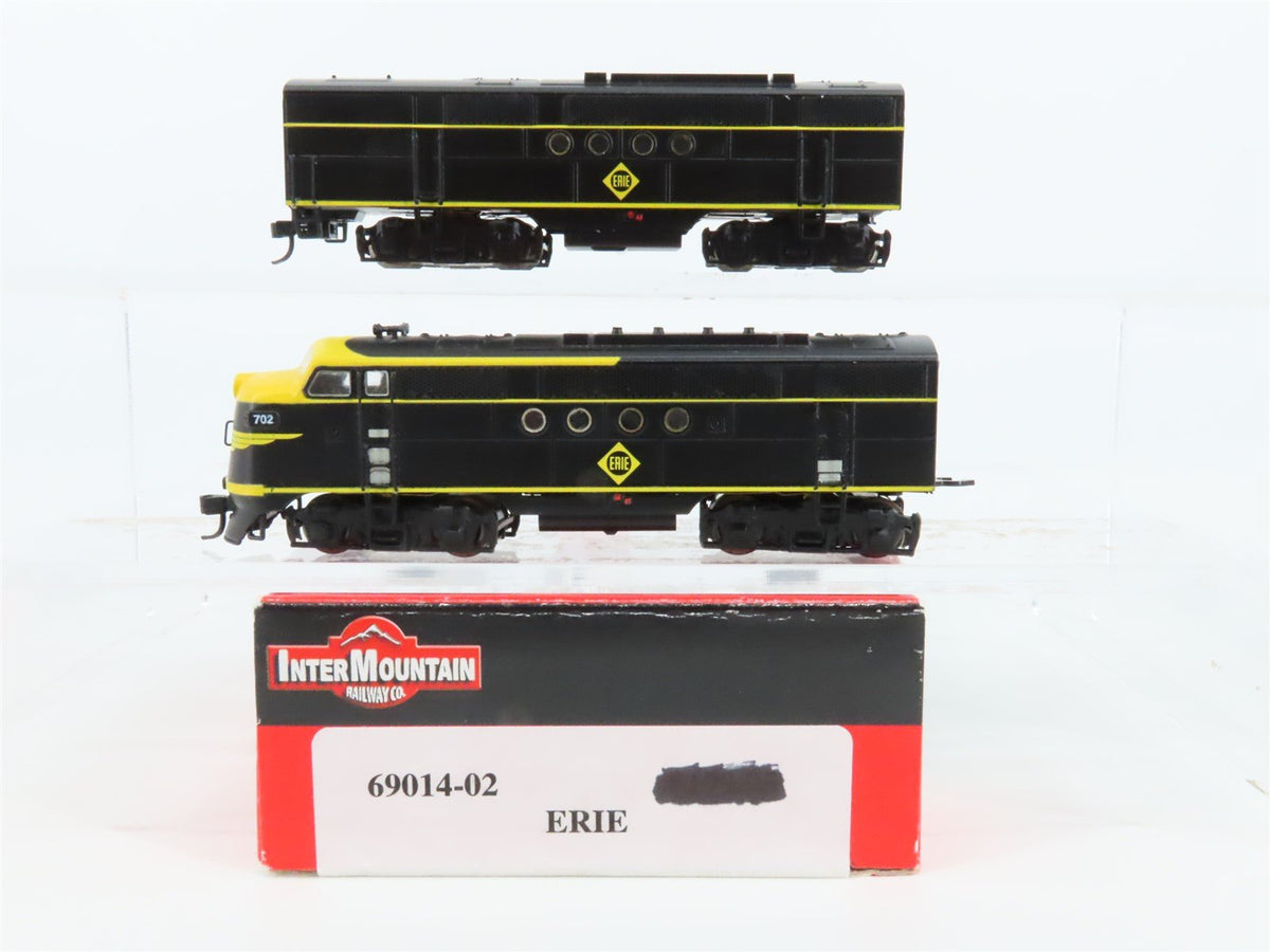 N Scale Intermountain 69014-02 ERIE Railroad EMD FTA/B Diesel Locomotive Set