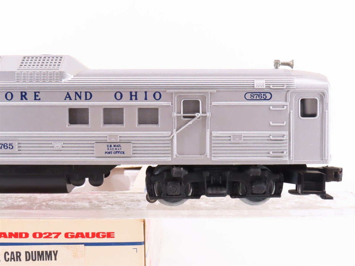 O 3-Rail Lionel 6-8765 B&amp;O Railway Budd RDC Baggage/Mail Car #8765 Unpowered