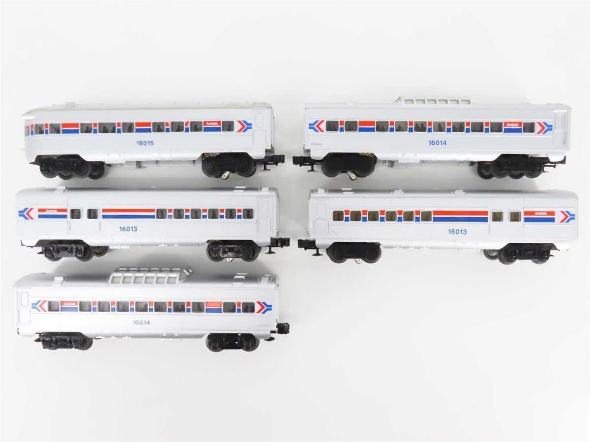 Lot of 6 O Gauge 3-Rail Lionel Amtrak Dome/OBS/Coach/RPO Passenger Cars