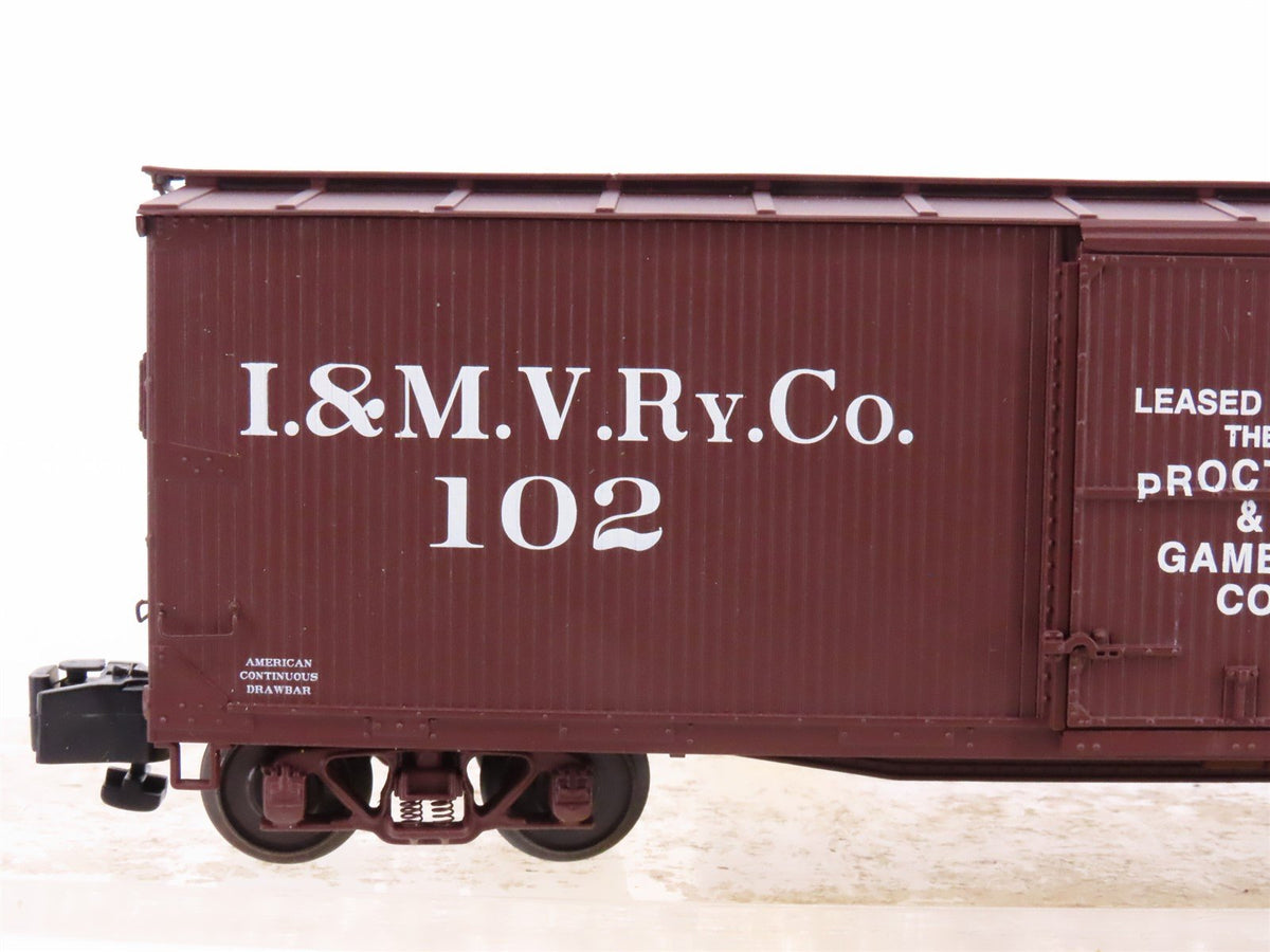 S Scale S-Helper Service Showcase Line 01569 I&amp;MVRyCo Ivory Box Car #102