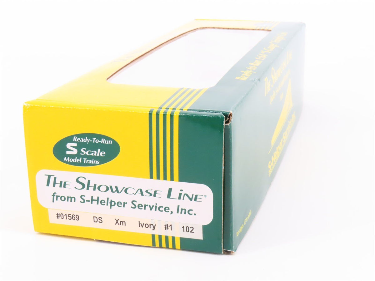 S Scale S-Helper Service Showcase Line 01569 I&amp;MVRyCo Ivory Box Car #102