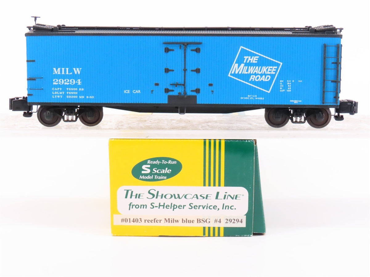 S Scale S-Helper Service Showcase Line 01403 MILW Milwaukee Road Reefer #29294