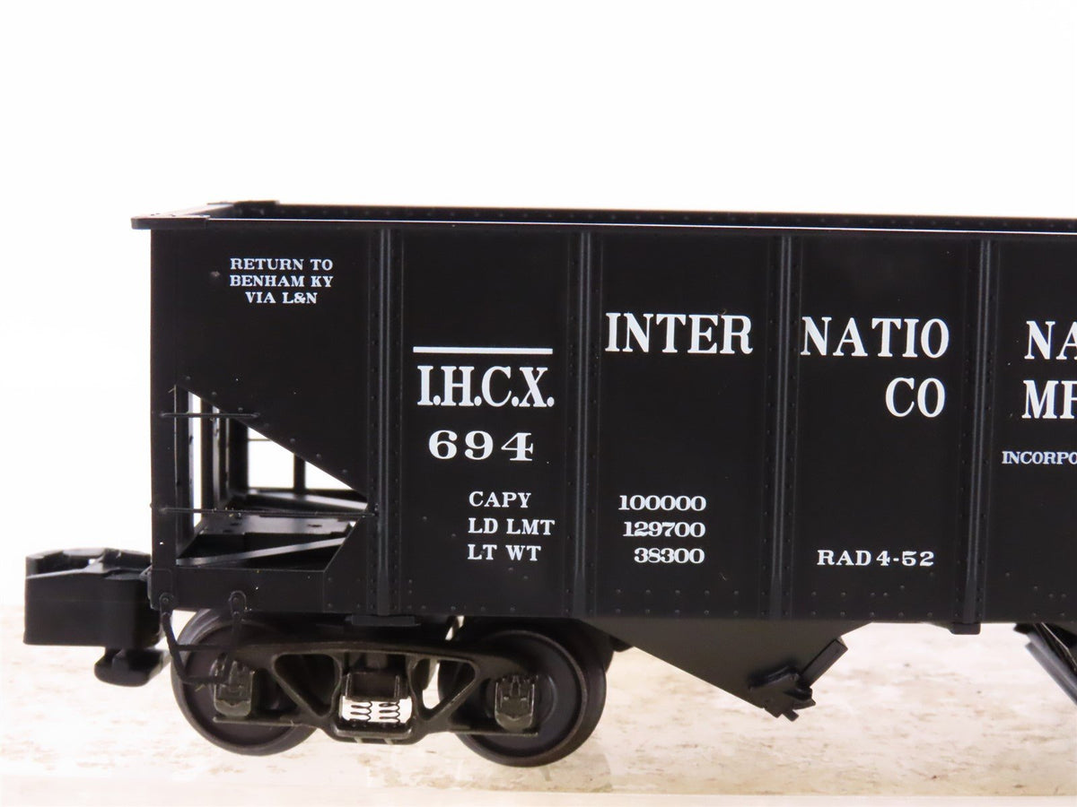 S Scale S-Helper Service Showcase Line 01185 IHCX Company 2-Bay Hopper #694