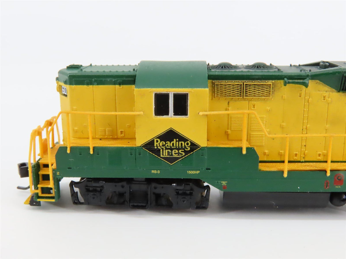 N Scale Atlas RDG Reading Lines EMD GP7 Diesel #607 - Custom Weathered