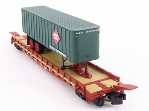 S Scale S-Helper Service Showcase Line TTX Flat Car #475002 w/ REA Trailer