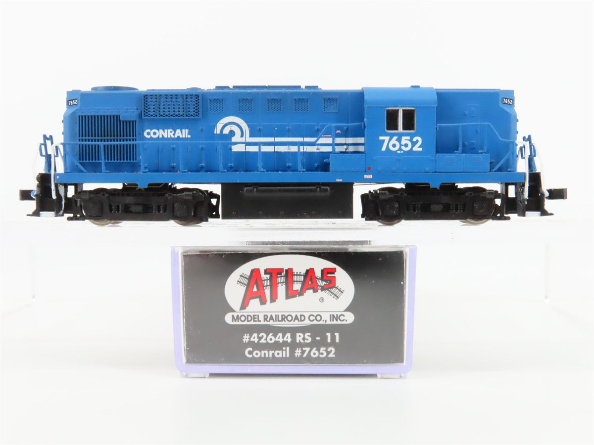 N Atlas Classic 42644 CR Conrail ALCO RS-11 Diesel #7652 - DCC Ready - Weathered