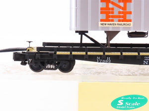 S Scale S-Helper Service Showcase Line 00190 NH Flat Car #17382 w/ Trailer