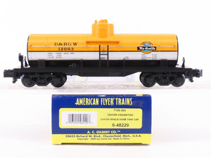 S Scale American Flyer 6-48229 DRGW TTOS 2008 Denver Convention Tankcar #12003