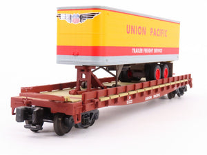 S Scale S-Helper Service Showcase Line 00185 UP Flat Car #15322 w/ Trailer