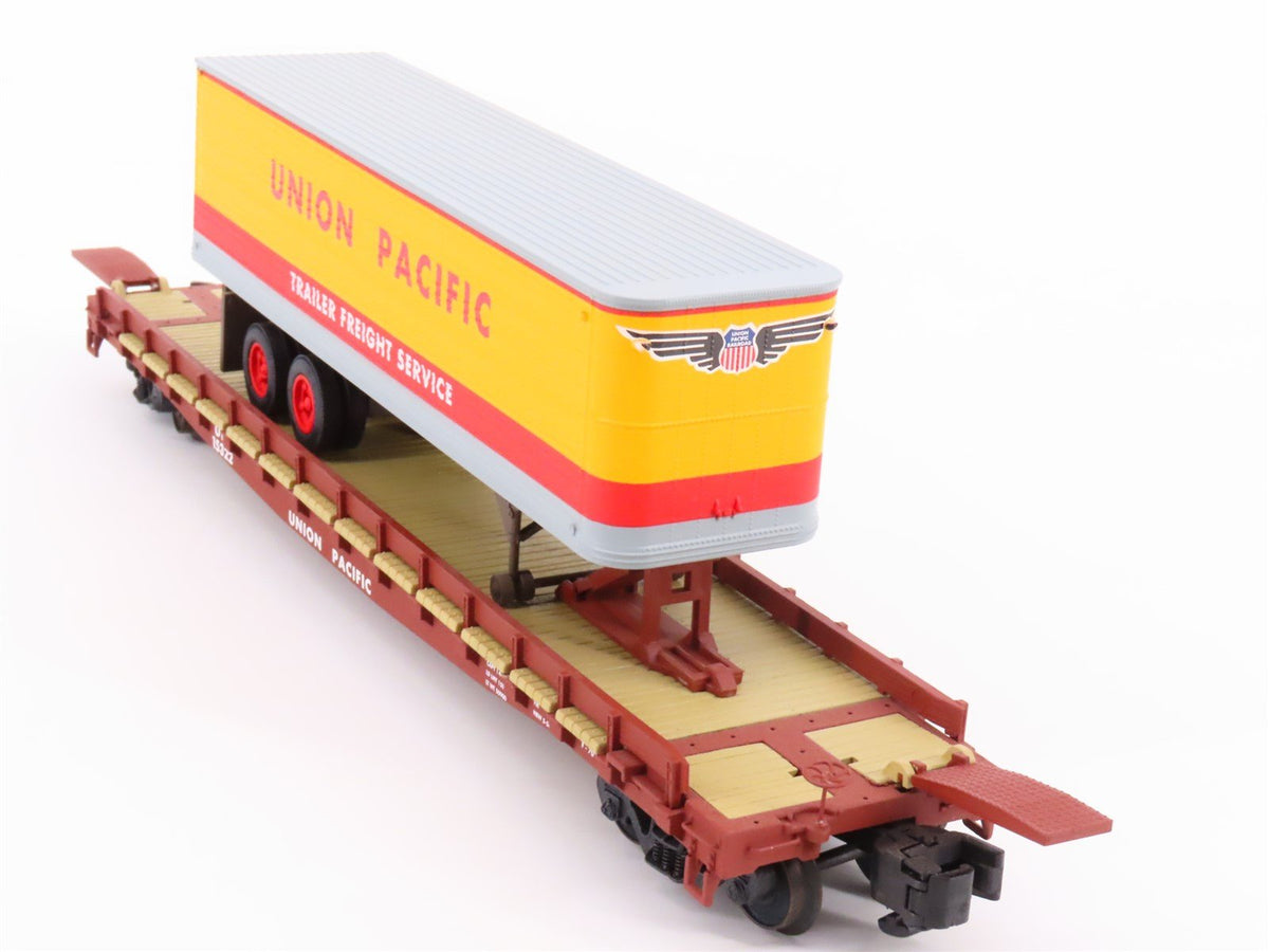 S Scale S-Helper Service Showcase Line 00185 UP Flat Car #15322 w/ Trailer