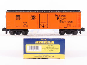 S Scale American Flyer 6-48205 PFE Pacific Fruit 1997 NASG Reefer Car #1697