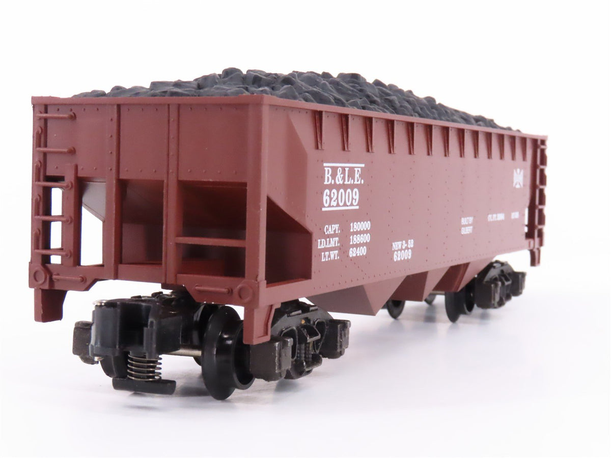 S Scale American Flyer 6-48614 BLE Railway Hopper Car #62009 w/Coal Load