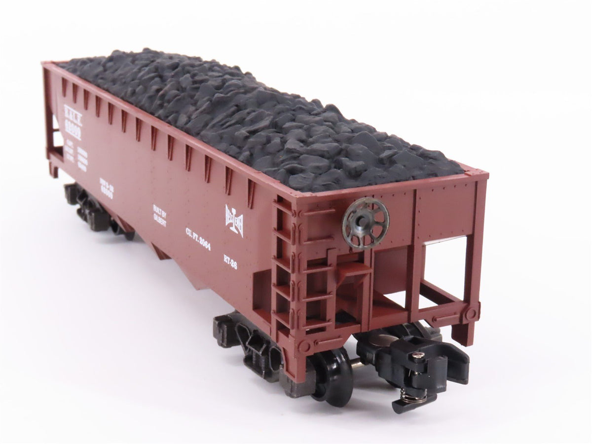 S Scale American Flyer 6-48614 BLE Railway Hopper Car #62009 w/Coal Load