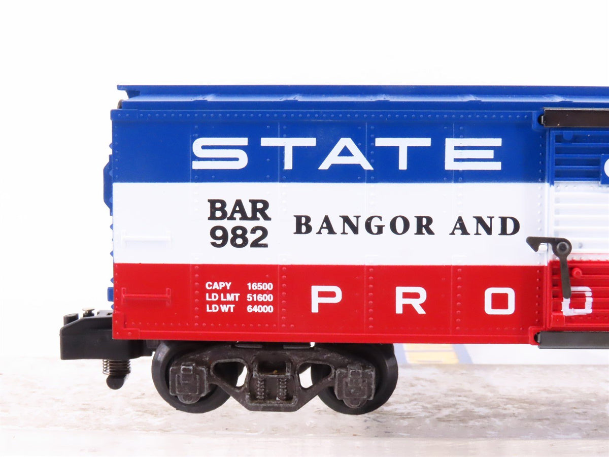 S Scale American Flyer 6-48333 BAR Bangor &amp; Aroostook Boxcar #982