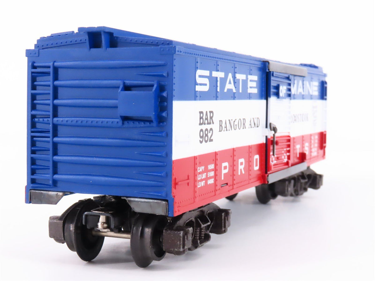 S Scale American Flyer 6-48333 BAR Bangor &amp; Aroostook Boxcar #982