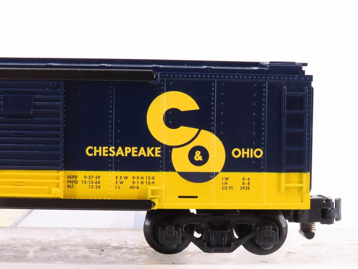 S Scale American Flyer 6-48347 C&amp;O Chesapeake &amp; Ohio Boxcar #12701