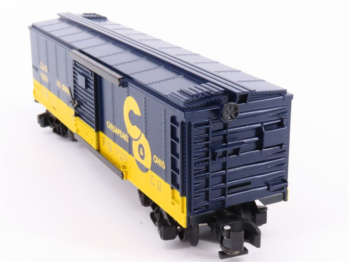 S Scale American Flyer 6-48347 C&amp;O Chesapeake &amp; Ohio Boxcar #12701