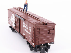 S Scale American Flyer 6-49016 ATSF Santa Fe Walking Brakeman Boxcar #12701