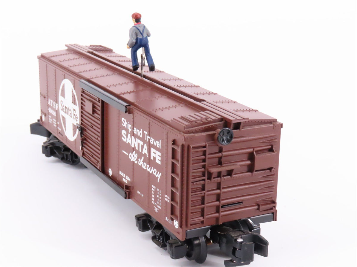 S Scale American Flyer 6-49016 ATSF Santa Fe Walking Brakeman Boxcar #12701