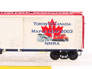 S Scale American Models 2003 NMRA ML Maple Leaf Single Door Box Car #2003