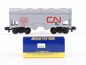 S Scale American Flyer 6-48621 CN Canadian National Covered Hopper Car #390342