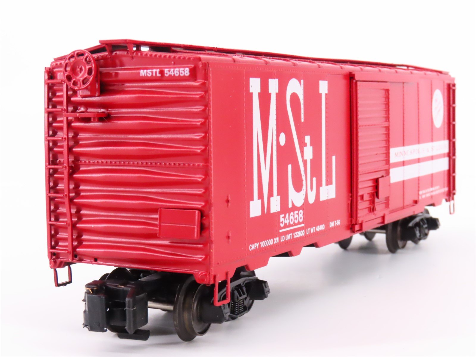S Scale American Models 1133 M&STL Minneapolis & St Louis 40' Box Car #54658