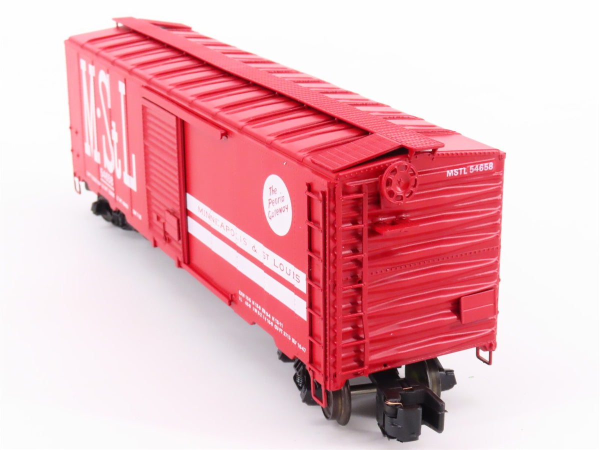 S Scale American Models 1133 M&amp;STL Minneapolis &amp; St Louis 40&#39; Box Car #54658