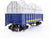 S Scale American Flyer 10919071 C&O Railway Gondola w/Covers #82000