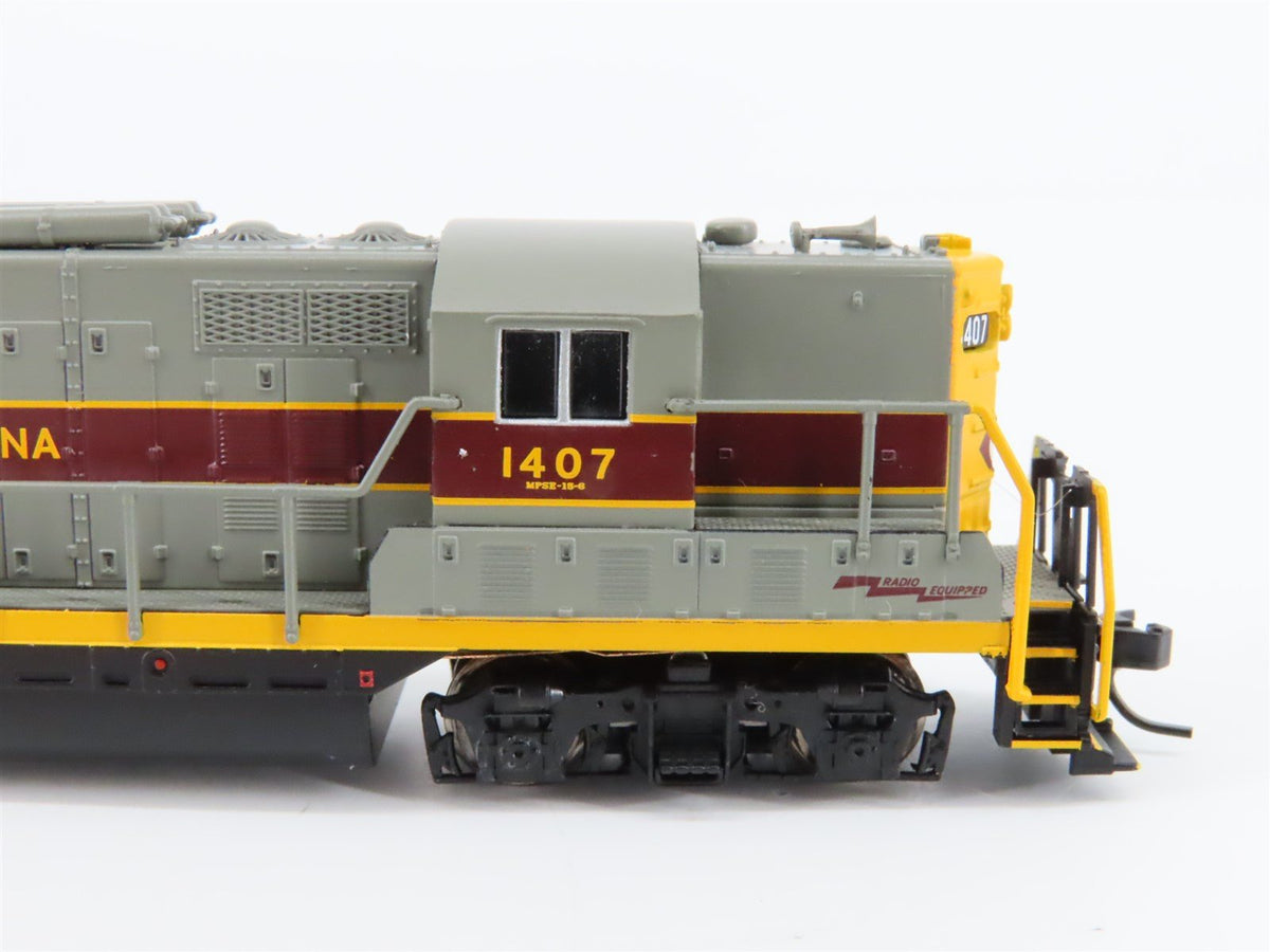 N Scale Atlas EL Erie Lackawanna EMD GP7TT Diesel Locomotive #1407 w/ DCC