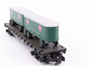 S Scale American Flyer 6-48539 REA Railway Express Flatcar #2 w/Trailers