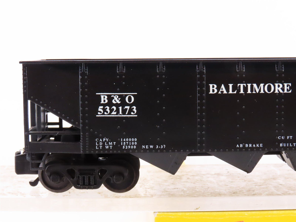 S Scale American Models 3401 B&amp;O Baltimore &amp; Ohio Railroad 4-Bay Hopper #532173