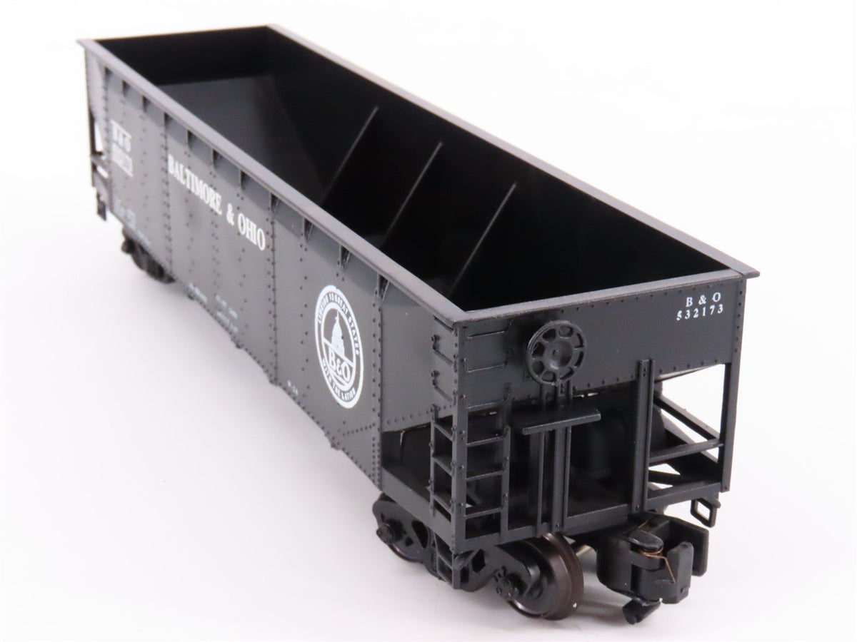 S Scale American Models 3401 B&amp;O Baltimore &amp; Ohio Railroad 4-Bay Hopper #532173