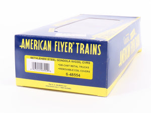 S Scale American Flyer 6-48554 BSLX Bethlehem Gondola Car #48554 w/Coil Covers