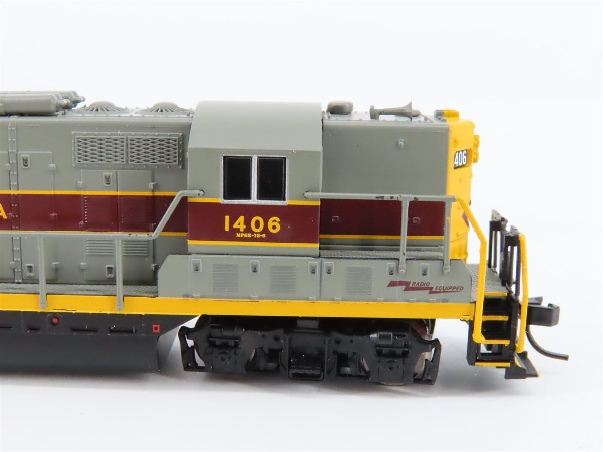 N Scale Atlas EL Erie Lackawanna EMD GP7TT Diesel Locomotive #1406 - DCC ONLY