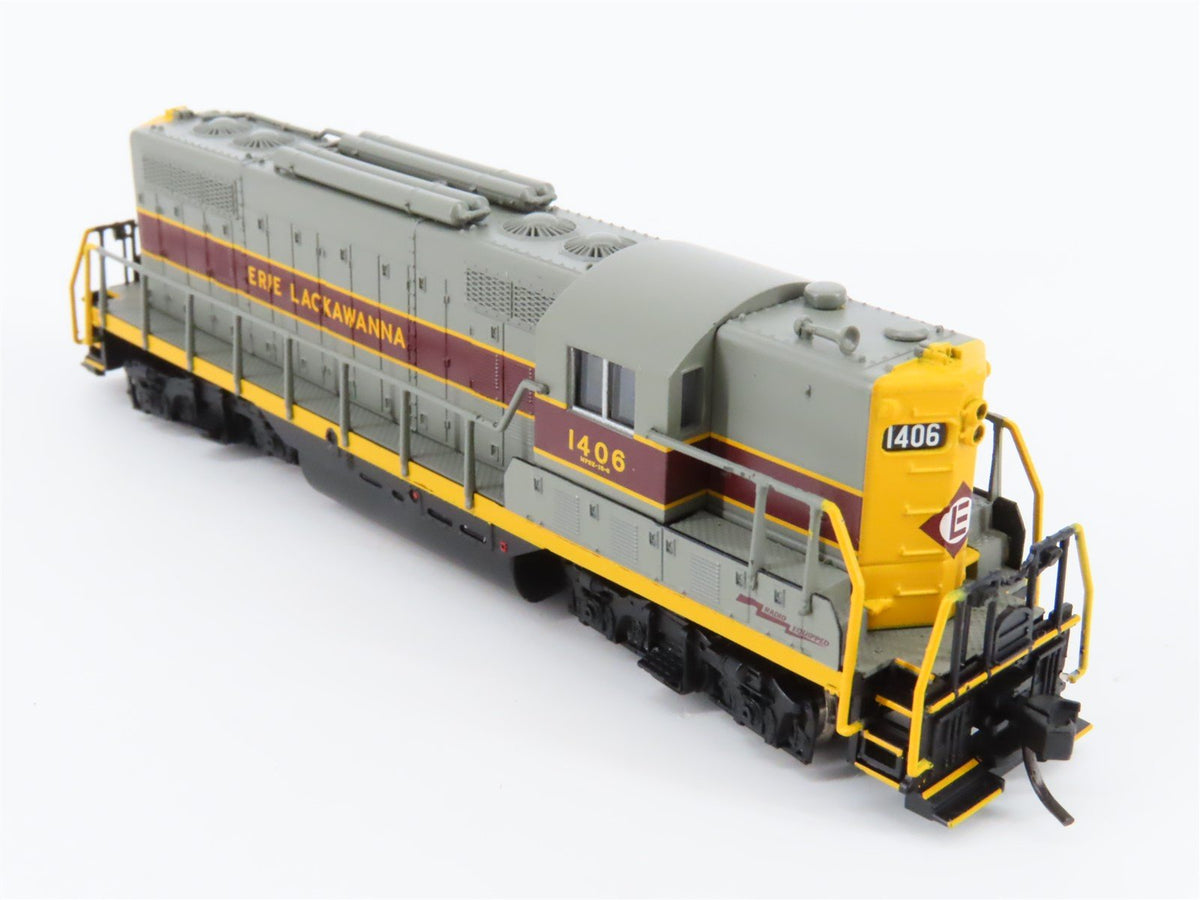 N Scale Atlas EL Erie Lackawanna EMD GP7TT Diesel Locomotive #1406 - DCC ONLY