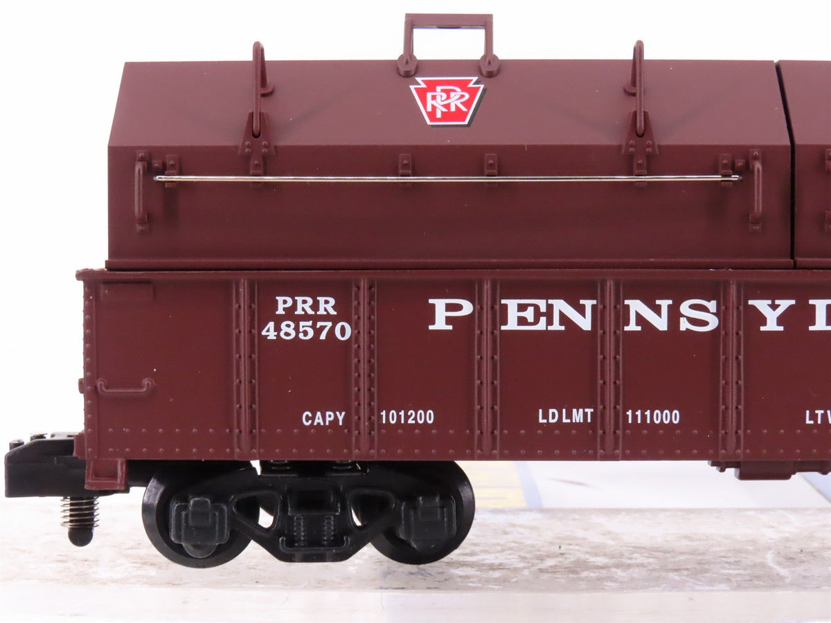 S Scale American Flyer 6-48570 PRR Pennsylvania Gondola Car #48570 w/Coil Covers