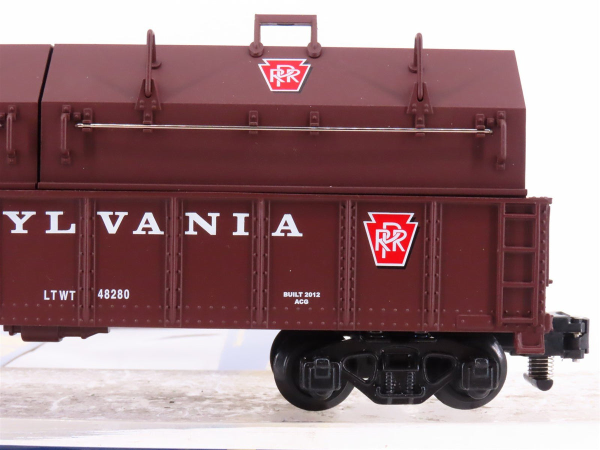 S Scale American Flyer 6-48570 PRR Pennsylvania Gondola Car #48570 w/Coil Covers