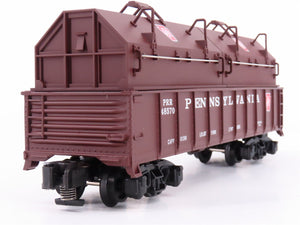 S Scale American Flyer 6-48570 PRR Pennsylvania Gondola Car #48570 w/Coil Covers