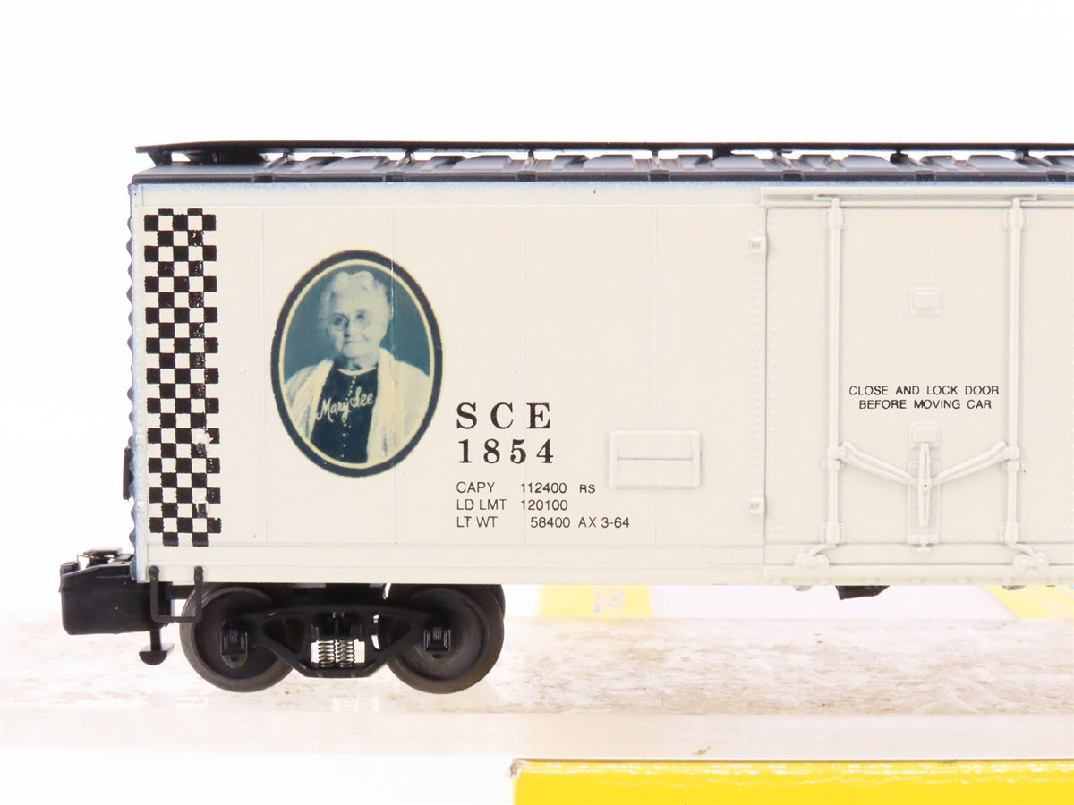 S Scale American Models 2014 Flyer Fest West SCE See&#39;s Candies Box Car #1854