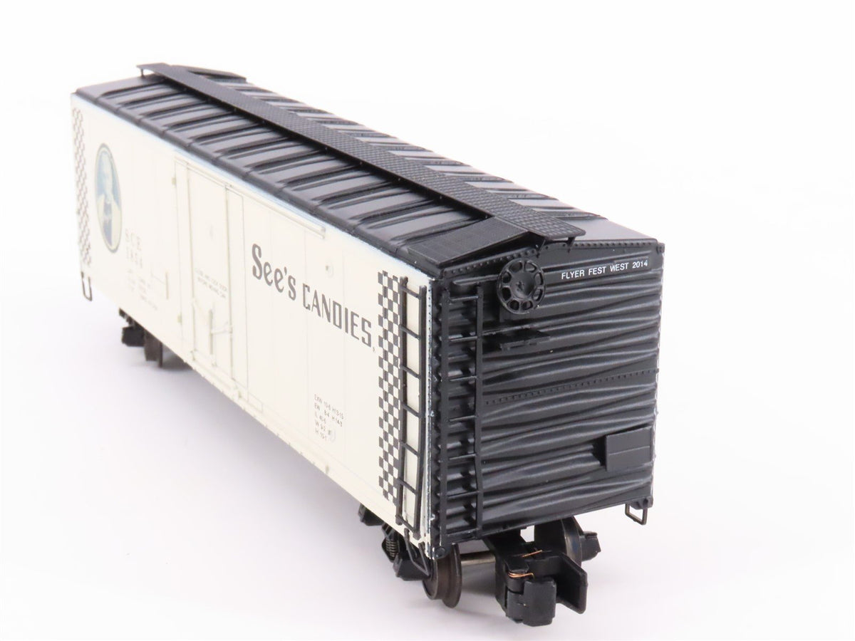 S Scale American Models 2014 Flyer Fest West SCE See&#39;s Candies Box Car #1854