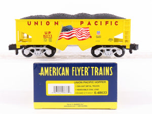 S Scale American Flyer 6-48633 UP Union Pacific Open Hopper Car #82173