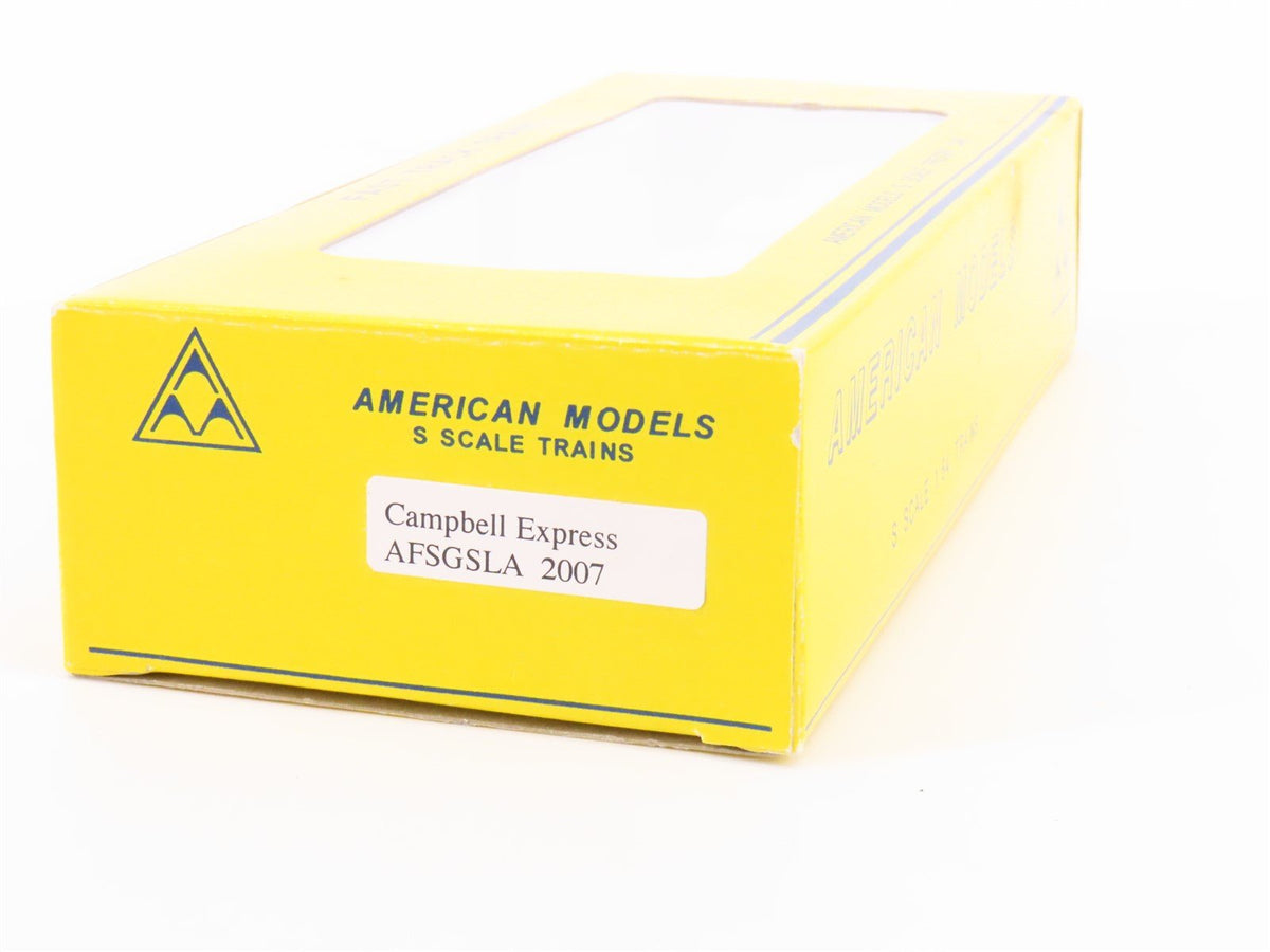 S Scale American Models AFSGSLA 2007 CEI Campbell Express Trailer #7002