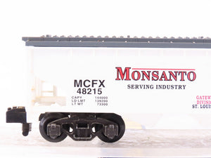 S Scale American Flyer 6-48215 MCFX Monsanto Chemicals 3-Bay Hopper #48215