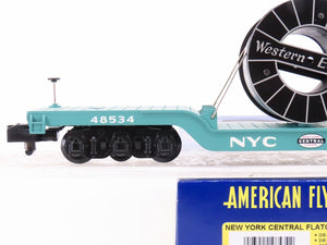 S American Flyer 6-48534 NYC New York Central Flat Car #48534 w/ Cable Reel