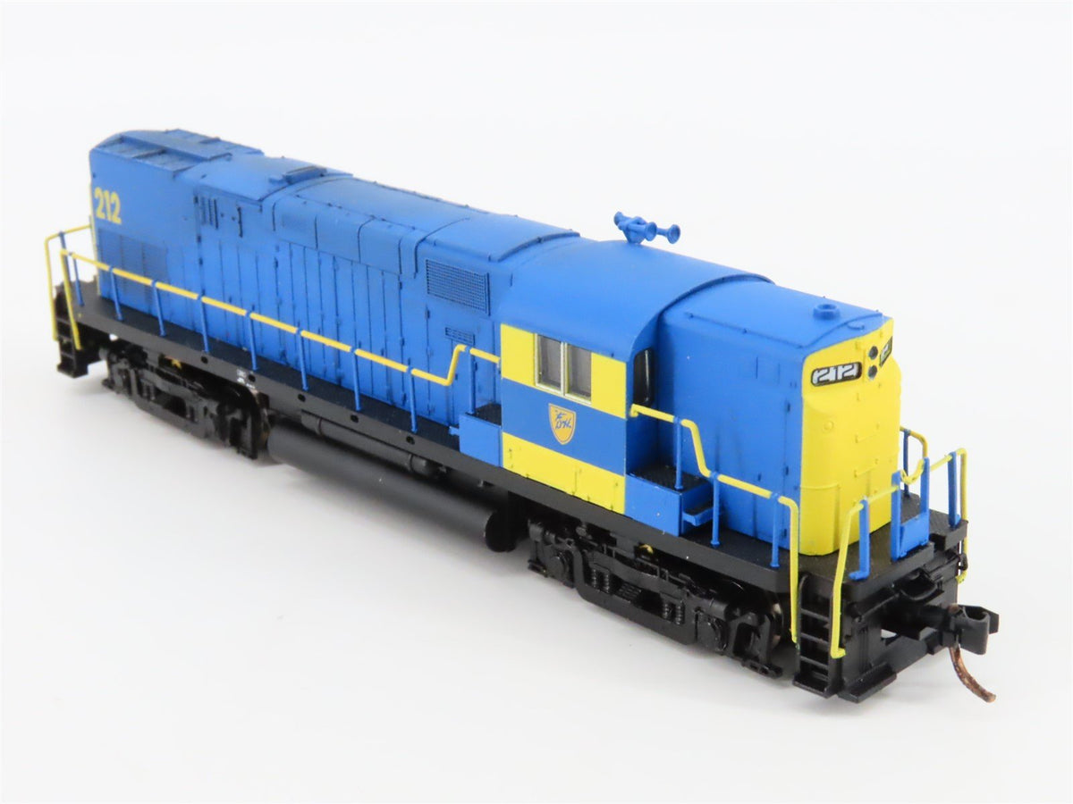 N Scale Atlas D&amp;H Delaware &amp; Hudson C420 Diesel #212 w/ DCC - Custom Weathered