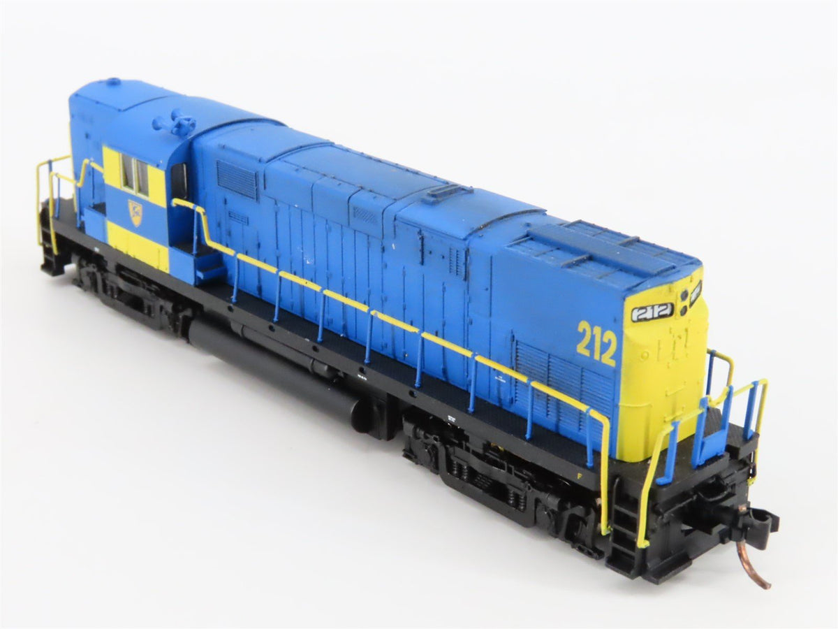 N Scale Atlas D&amp;H Delaware &amp; Hudson C420 Diesel #212 w/ DCC - Custom Weathered