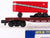 S Scale American Flyer 6-48232 NECTA 2003 New England TOFC Flatcar 63 w/Trailers