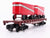 S Scale American Flyer 6-48232 NECTA 2003 New England TOFC Flatcar 63 w/Trailers